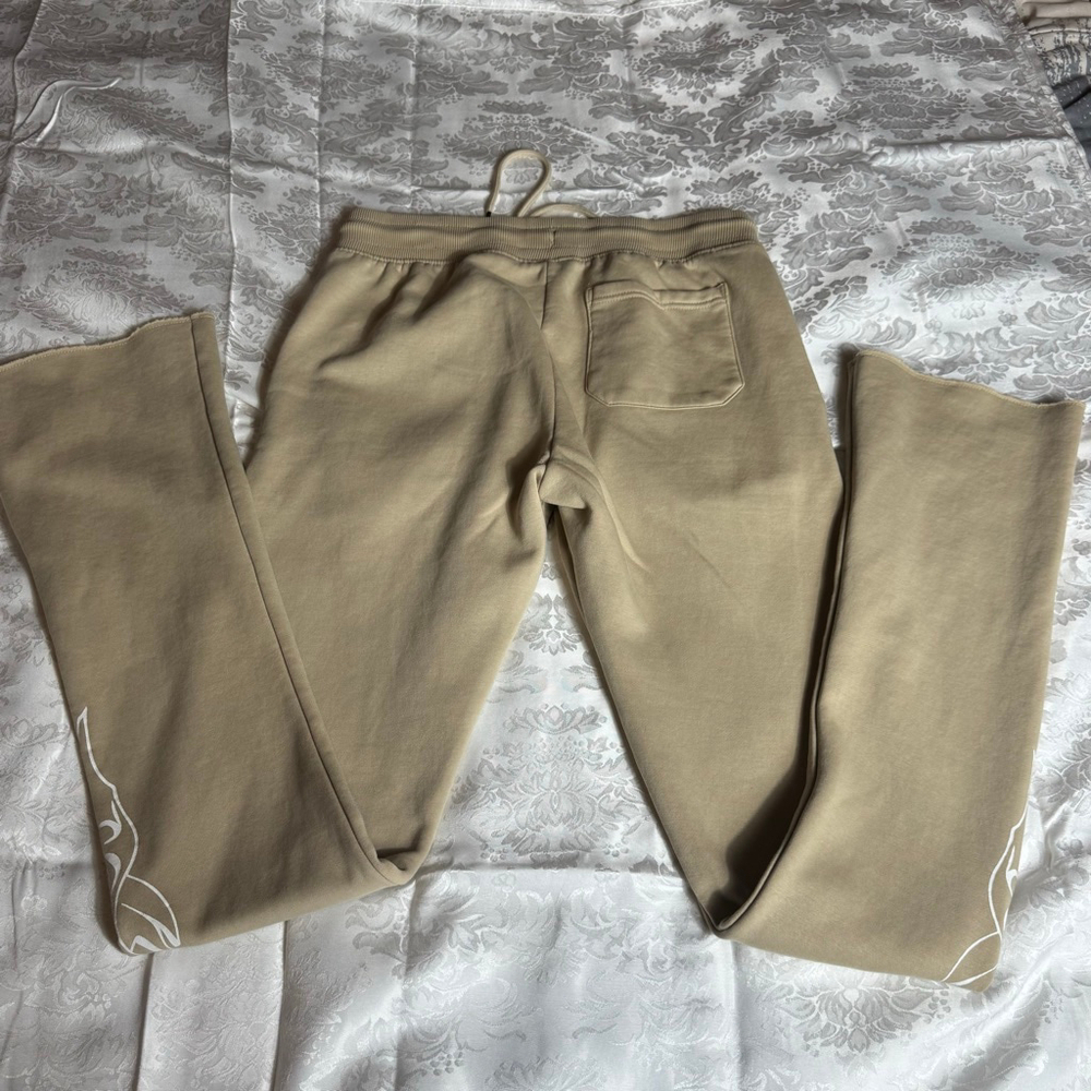 Men's Jordan Craig Sweatpants M Beige Red - Picture 6 of 8